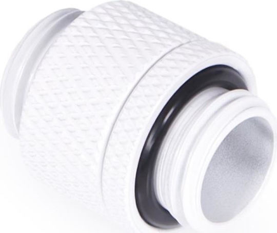 Alphacool Fittings Eiszapfen double nippel rotatable G1/4 outer thread to G1/4 outer thread Λευκό