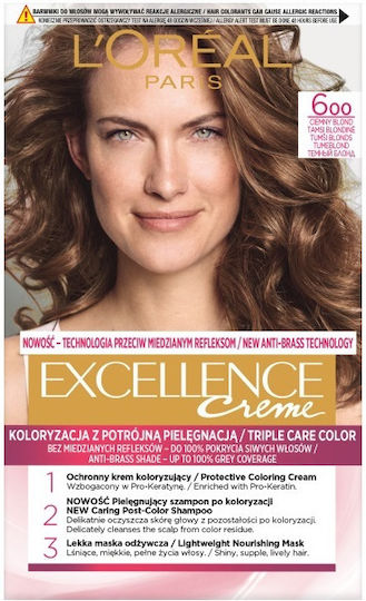 L'Oreal Paris Excellence Creme Hair Dye 6 Dark Blonde