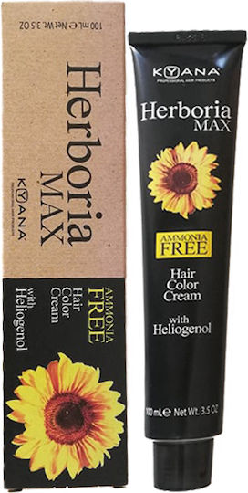 Kyana Herboria Max Ammonia Free Βαφή Μαλλιών Χωρίς Αμμωνία 4/4 Καστανό Χάλκινο 100ml