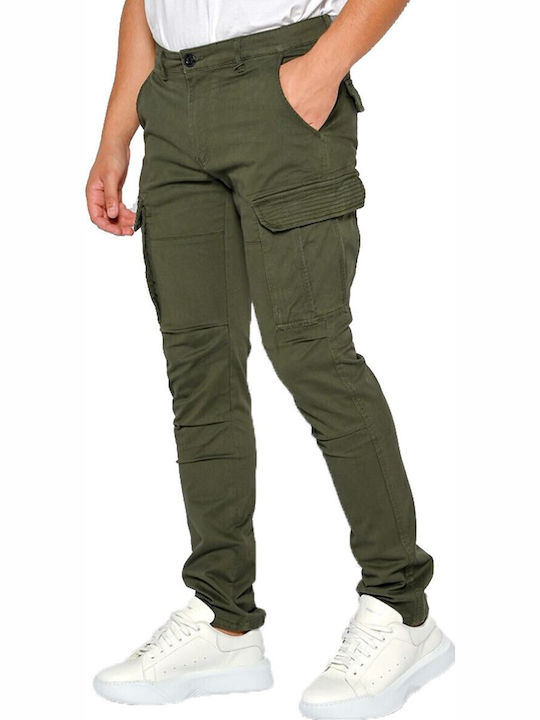 Brokers Jeans Παντελόνι Cargo Dark Olive, Khaki