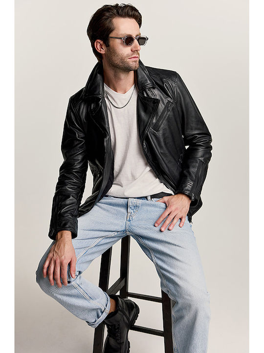 Lederjacke Jacke Black