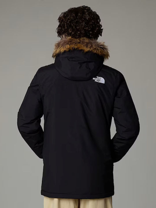 Zaneck Winter Jacket Parka Waterproof and Windproof Tnf Black