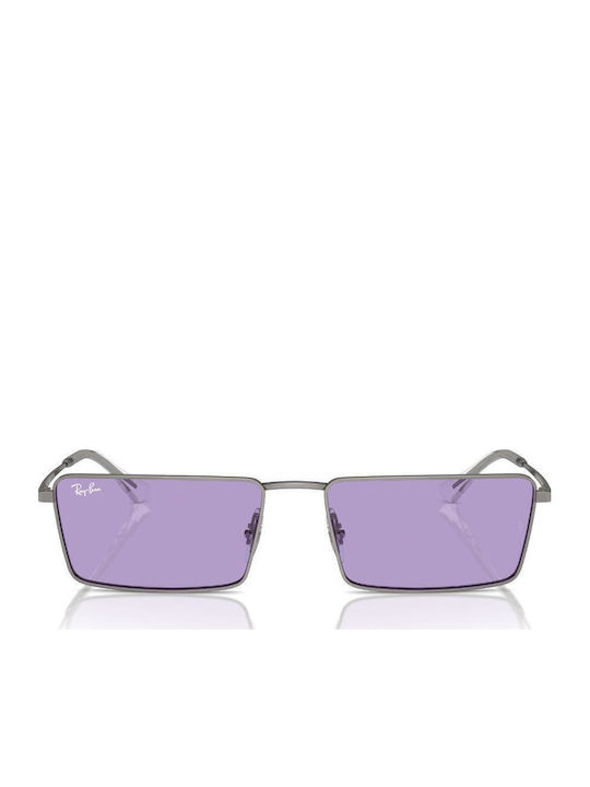 Ray Ban Γυαλιά Ηλίου Ασημί με Μεταλλικό Σκελετό