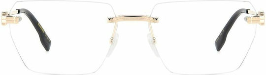Dsquared2 Metal Eyeglass Frame Gold D2 0102 3YG