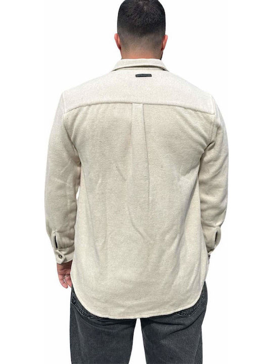 Sseinse Denim Overshirt Beige