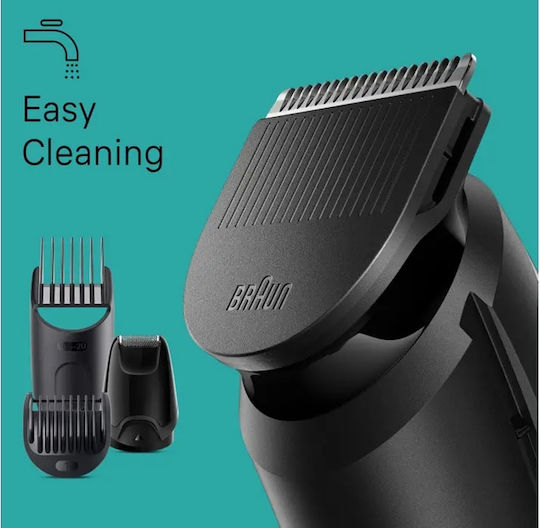 Braun Set Rechargeable Hair Clipper Black MGK3410