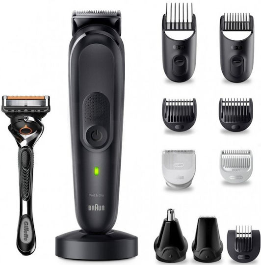 Braun All-in-One Style Kit Series 7 Rechargeable Hair Clipper Black MGK7460
