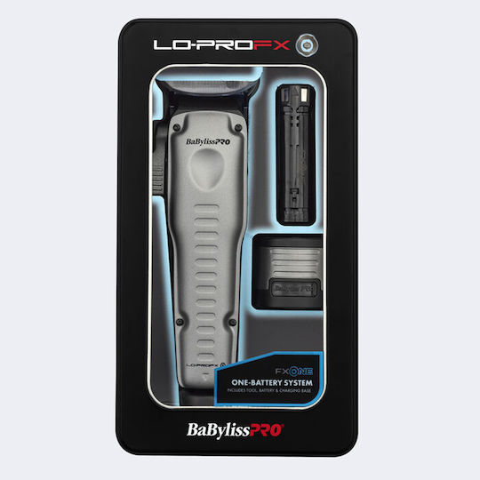 Babyliss PRO® FXONE™ Lo-ProFX High Performance Low-Profile Επαγγελματική Επαναφορτιζόμενη Κουρευτική Μηχανή Γκρι FX829E