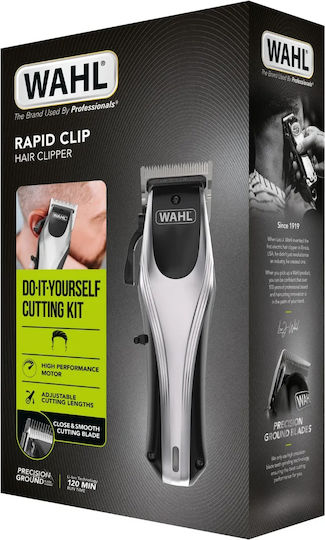 Wahl Professional Rapid Clip Stainless Steel Машинка за Подстригване Черна 09657-0460