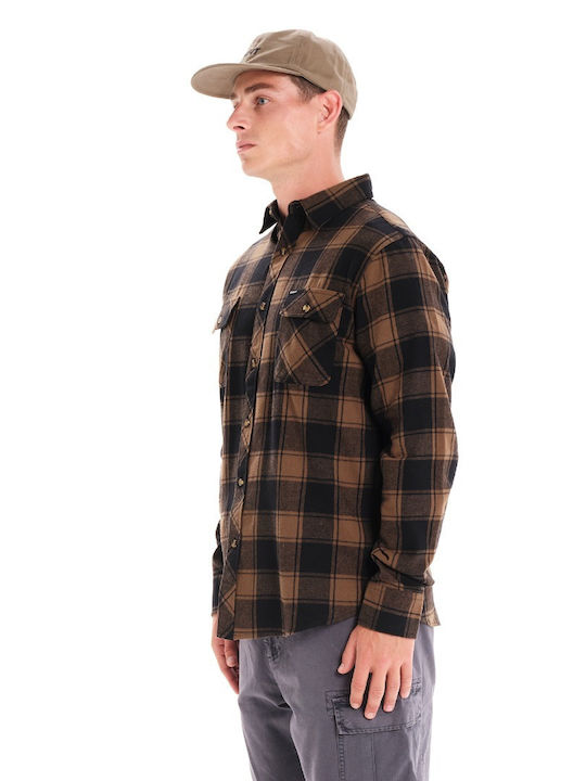 Basehit Long-sleeved Shirt Black, Camel