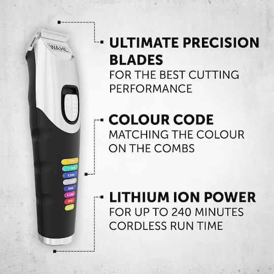 Wahl Professional Rechargeable Hair Clipper Black 09893-0443