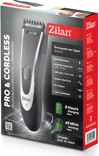 Zilan Машинка за Подстригване Черна ZLN1253