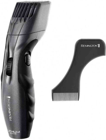 Remington Lithium Barba Beard Trimmer Rechargeable Hair Clipper Black MB350L