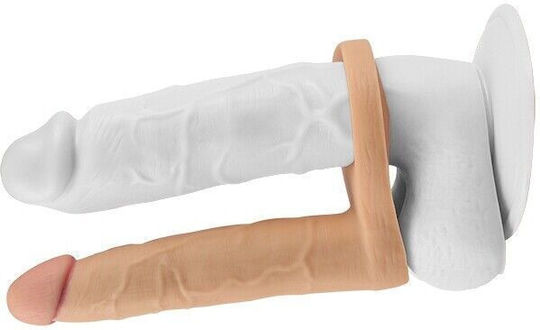 Lovetoy The Ultra Soft Double Ρεαλιστικός Δονητής 15.9cm Flesh