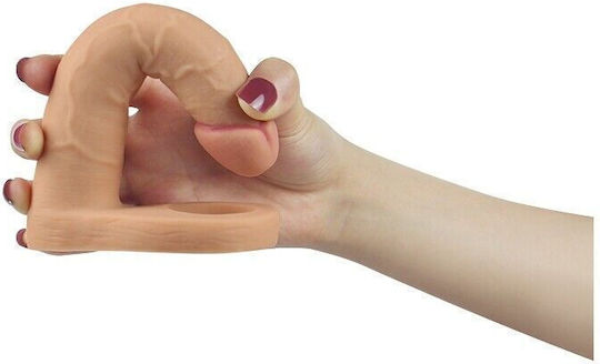 Lovetoy The Ultra Soft Double Ρεαλιστικός Δονητής 15.9cm Flesh
