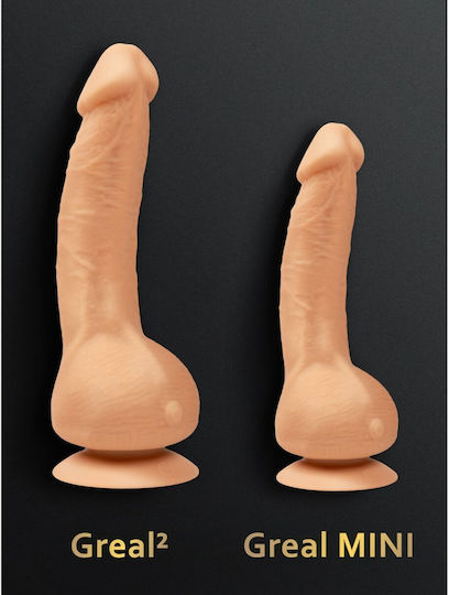 Fun Toys Greal Realistic Vibrator 18cm Flesh