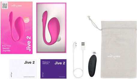 We-Vibe We Vibe - Jive 2 Mini Δονητής Egg με Απομακρυσμένο Έλεγχο 10.5cm Φούξια