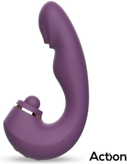 Action Δονητής G-Spot 16cm Μωβ