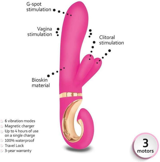 Fun Toys Grabbit Mini Δονητής 19cm Μωβ