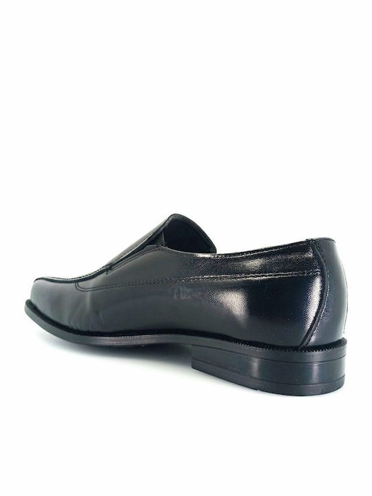 Δερμάτινα Ανδρικά Loafers σε Μαύρο Χρώμα