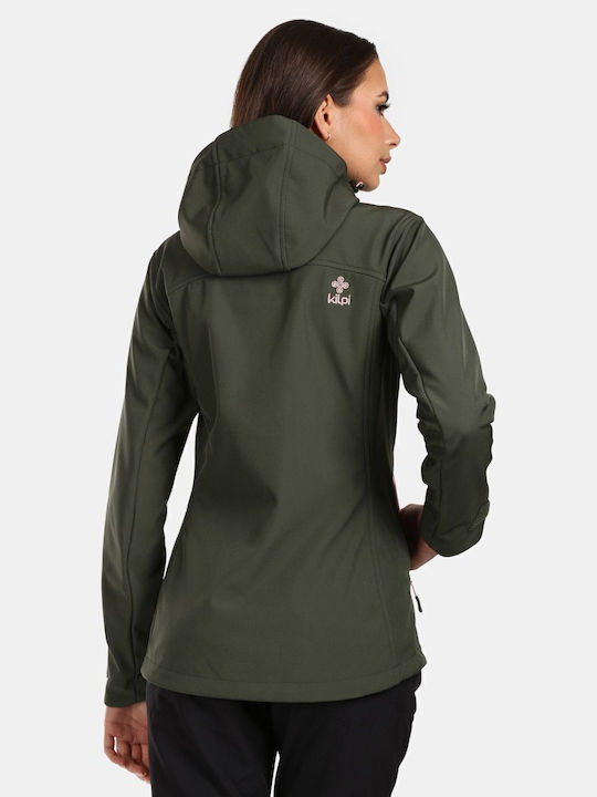 Ravia Softshell Γυναικείο Μπουφάν Dark Green