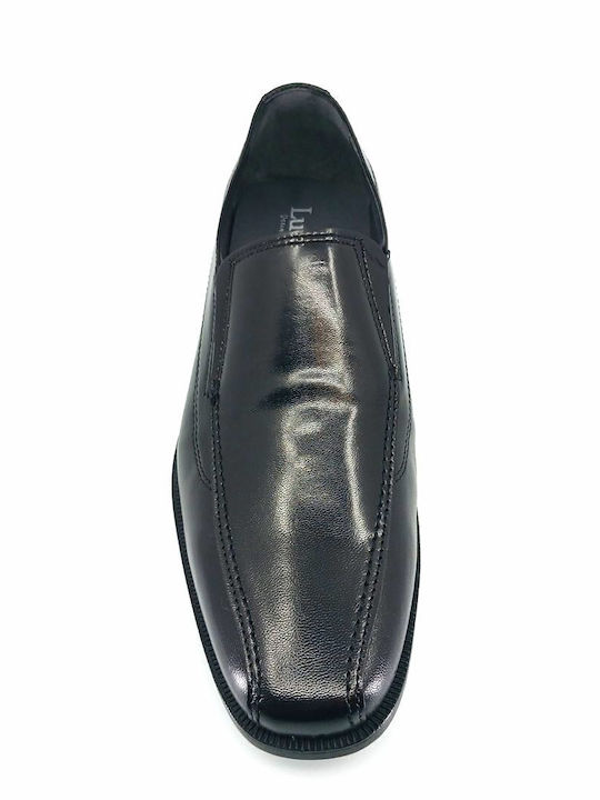 Δερμάτινα Ανδρικά Loafers σε Μαύρο Χρώμα