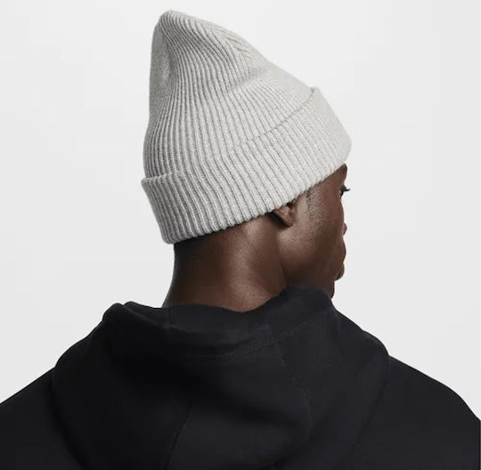 Peak Beanie Γυναικείος Σκούφος Πλεκτός σε Γκρι χρώμα