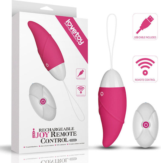 Lovetoy iJoy Egg Vibrator Egg cu Telecomandă 9.8cm Roz