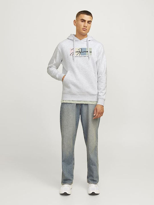 Jack & Jones Sweatshirt with Hood white