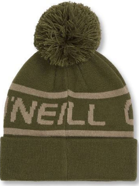 Beanie Beanie Knitted in Khaki color
