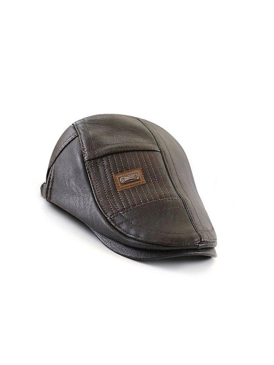 Luciano Faketti Men's Beret Brown