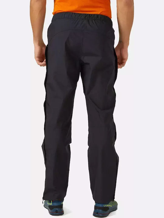 Rab Downpour Eco Men's Hiking Long Trousers Black