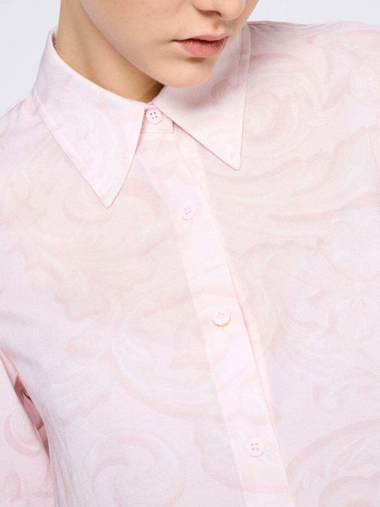 Langärmelig Damen Hemd Chalk