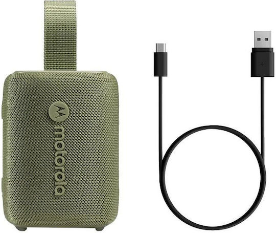Motorola ROKR 300 Wasserdicht Bluetooth-Lautsprecher 7W mit Akkulaufzeit bis zu 12 Stunden Grün