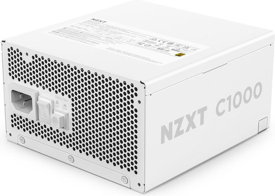 NZXT C1000 Gold ATX 3.1 1000W Λευκό Τροφοδοτικό Υπολογιστή Full Modular 80 Plus Gold