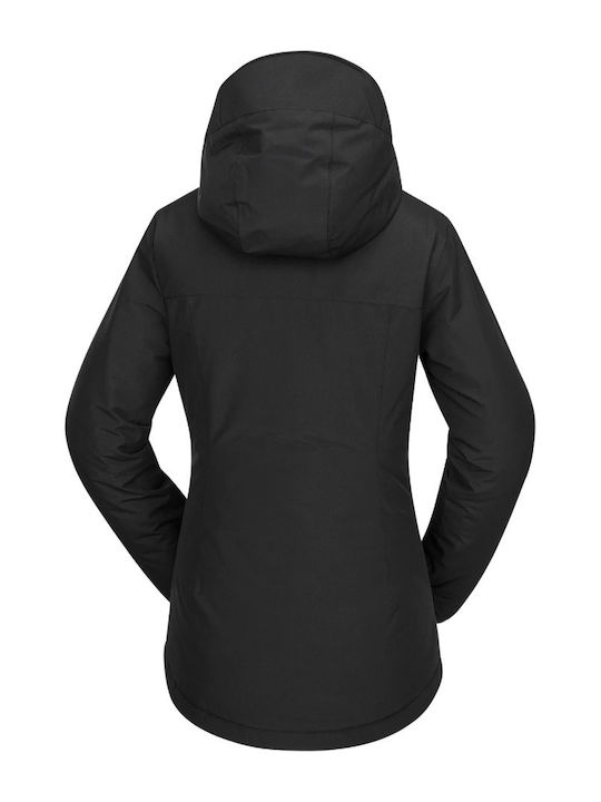 Volcom H0452511-BLK Γυναικείο Μπουφάν για Σκι & Snowboard Μαύρο