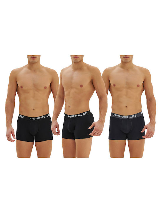 Apple Boxer Men's Boxers Black, Anthracite 3Pack