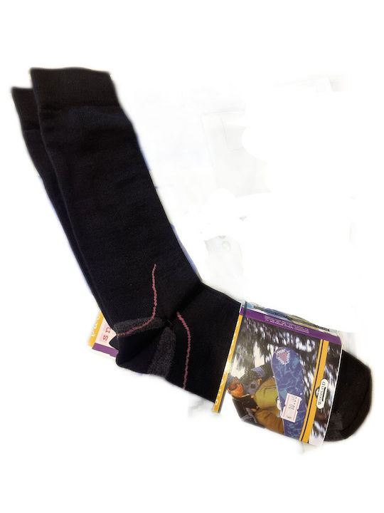 Woodland Ski & Snowboard Socks Black 1 Pair