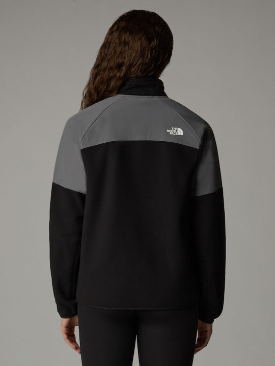 Glacier Fleece Γυναικεία Ζακέτα με Φερμουάρ σε Μαύρο Χρώμα