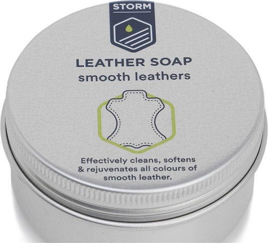 Leather Soap Rub On 100ml Σαπούνι Καθαρισμού Υποδημάτων Storm Care Συσκευασία 6 Τεμ