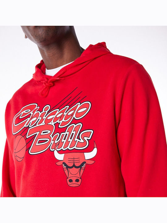 Chicago Bulls Sweatshirt mit Kapuze Red