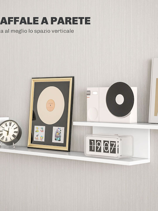 TV Stand White and Black M153.6xD25xH42cm