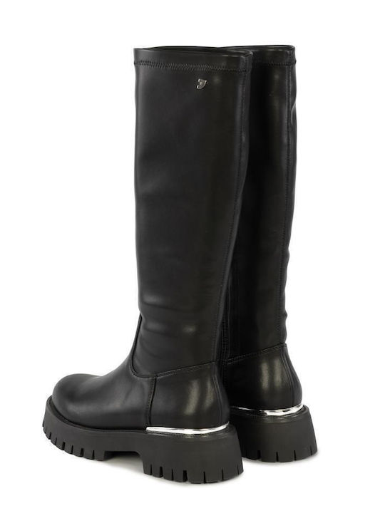 Leather Women's Boots Black