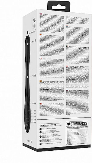 Vive Nilo Vibrator Kaninchen Pinpoint Rotierender G-Punkt Kaninchen 22cm Black