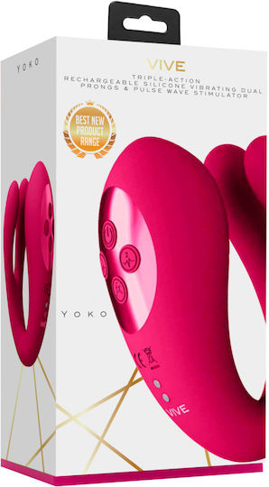 Vive Mini Κλειτοριδικός Δονητής 10cm Ροζ