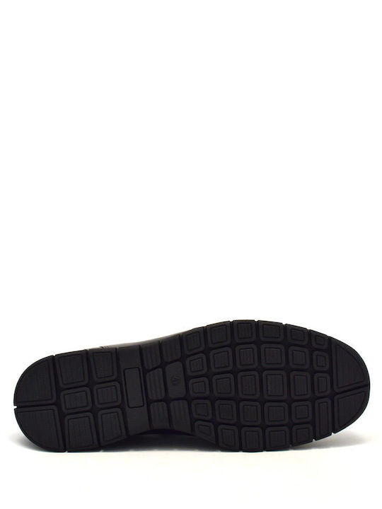 Leder Herren Freizeitschuhe Schwarz