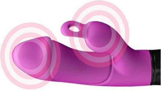 Adrien Lastic Ares Δονητής Rabbit 20cm Purple