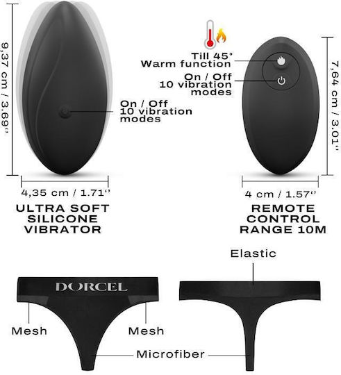 Dorcel Vibrator for Couples Black