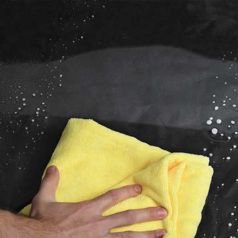 Oxford Cloth Microfiber Drying Car Yellow 90x55cm