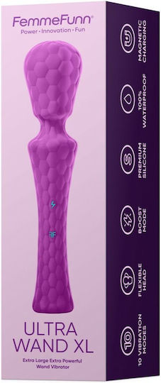 FemmeFunn Vibrator Massage 29cm Lila